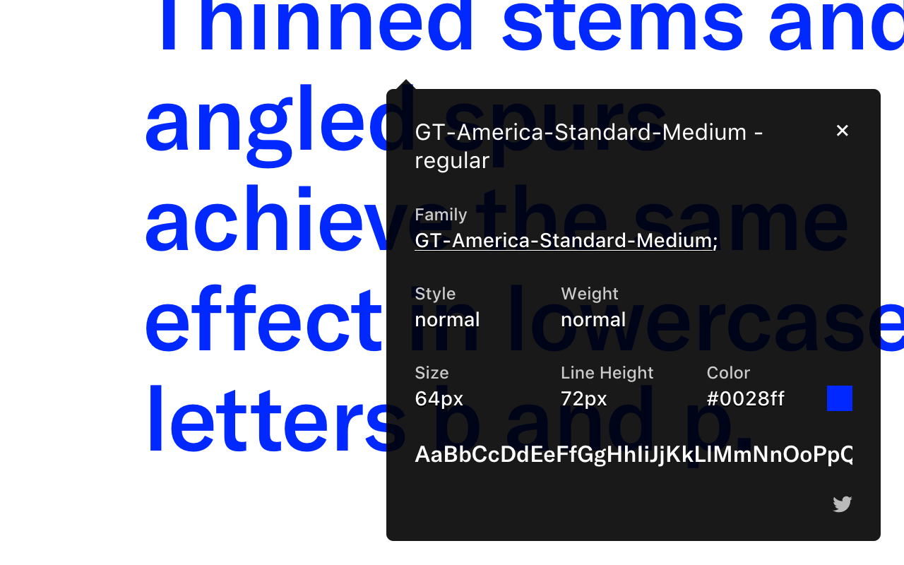 WhatFont extension