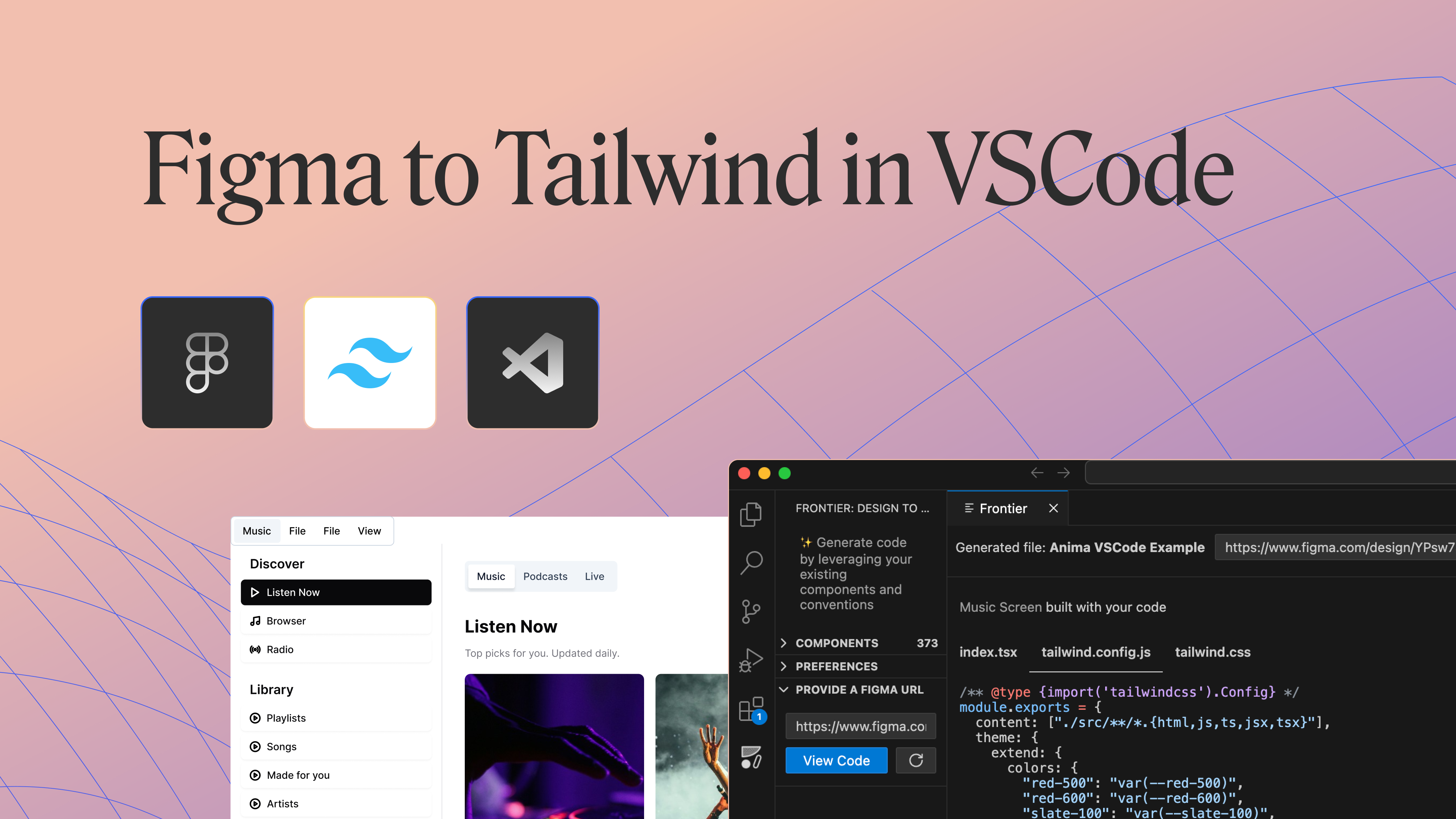 Figma to Tailwind in VSCode