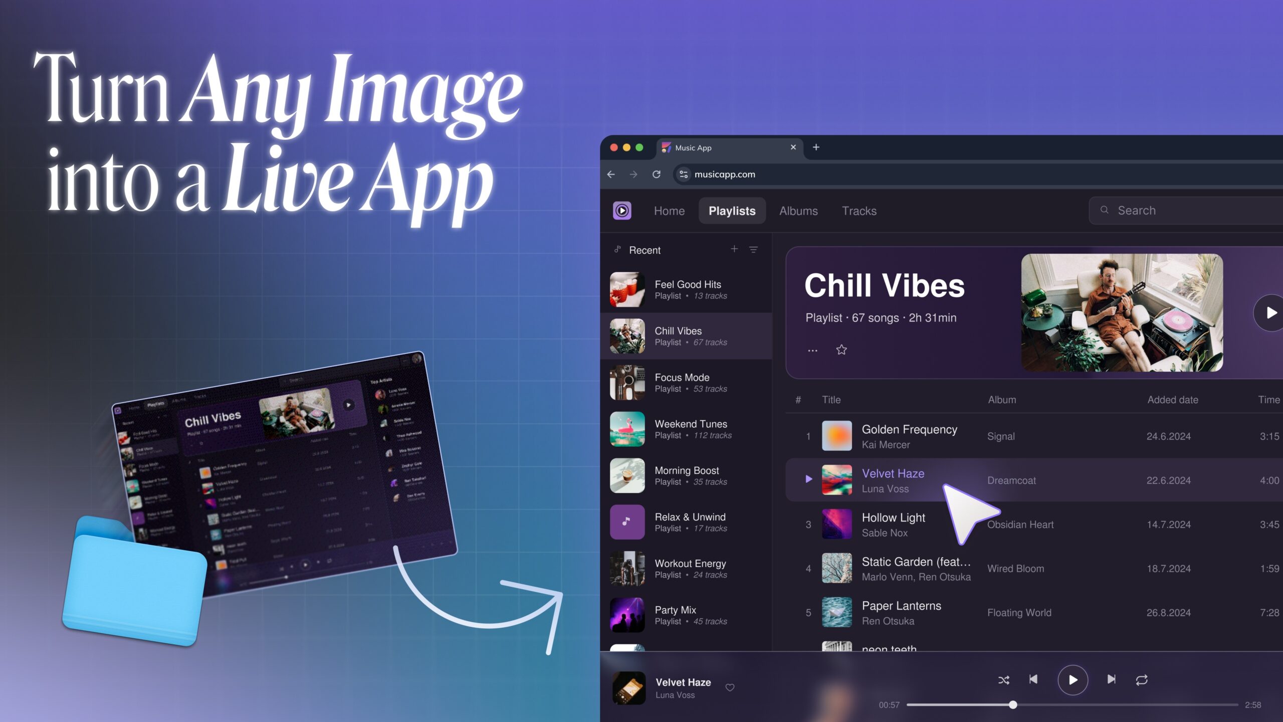 Image to code with Anima: turn a screenshot or mockup into a live app